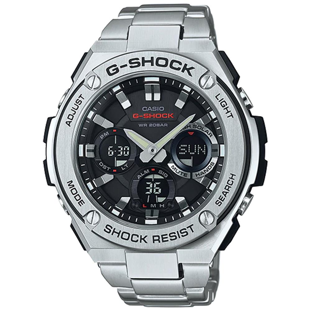 Casio G-SHOCK G-STEEL Duo Chronograph Men's Solar Watch - GSTS110D-1A