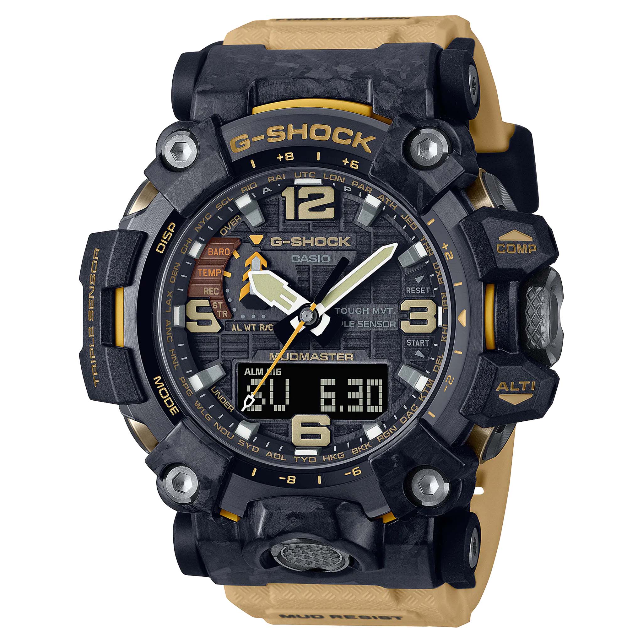 Casio G-SHOCK MUDMASTER Analogue-Digital Men's Watch - GWG2000-1A5