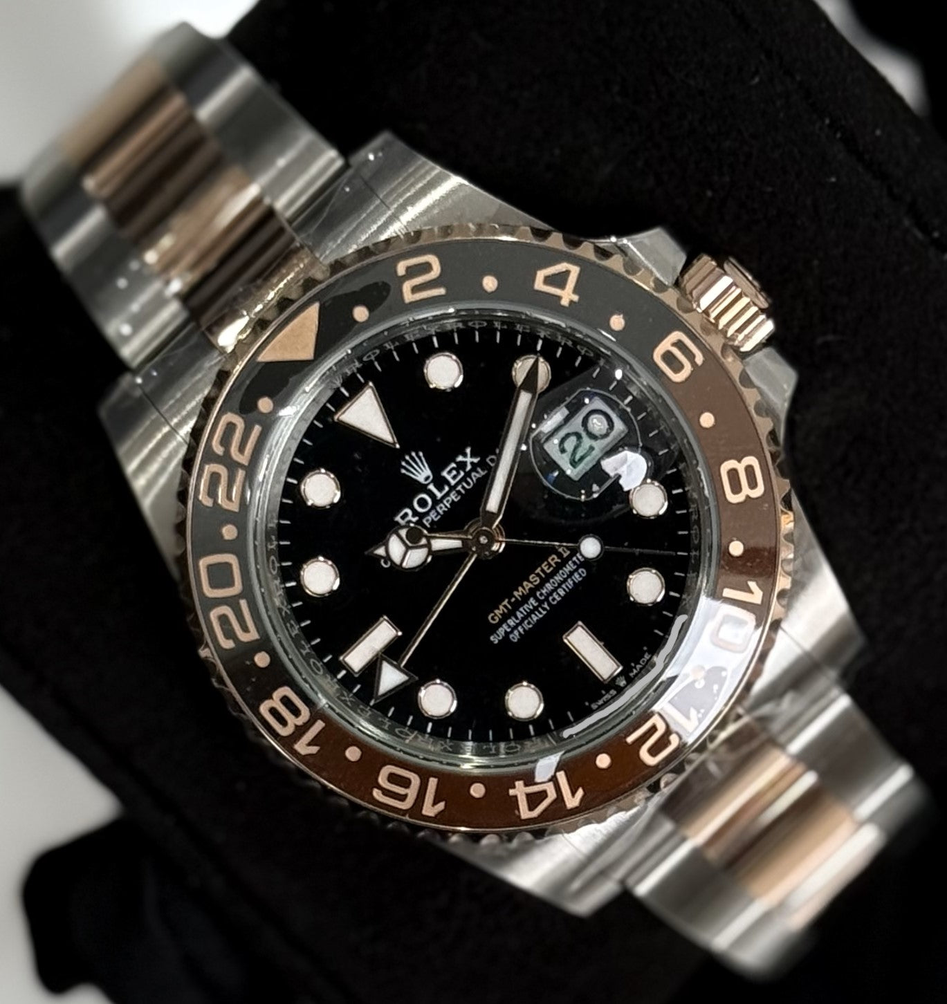 Rolex GMT-Master II Rootbeer Two Tone Everose Oyster 126711CHNR | 2023 | 40mm - Image 2