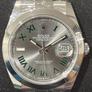 Rolex Datejust 41 Wimbledon Dial Oystersteel Smooth Bezel 126300 | 2025 | 41mm