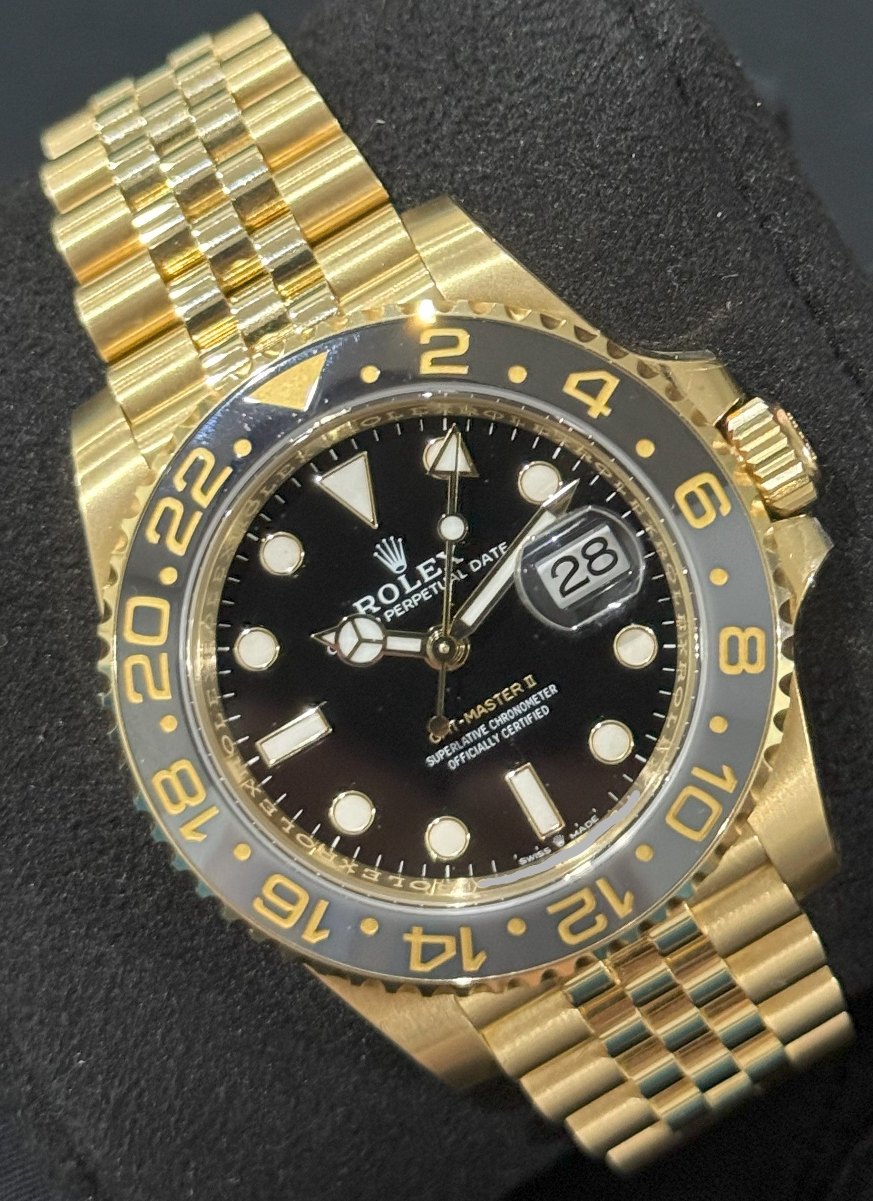 Rolex GMT-Master II Yellow Gold Black Dial 'Zombie' Jubilee 126718GRNR | 2023 | 40mm - Image 2