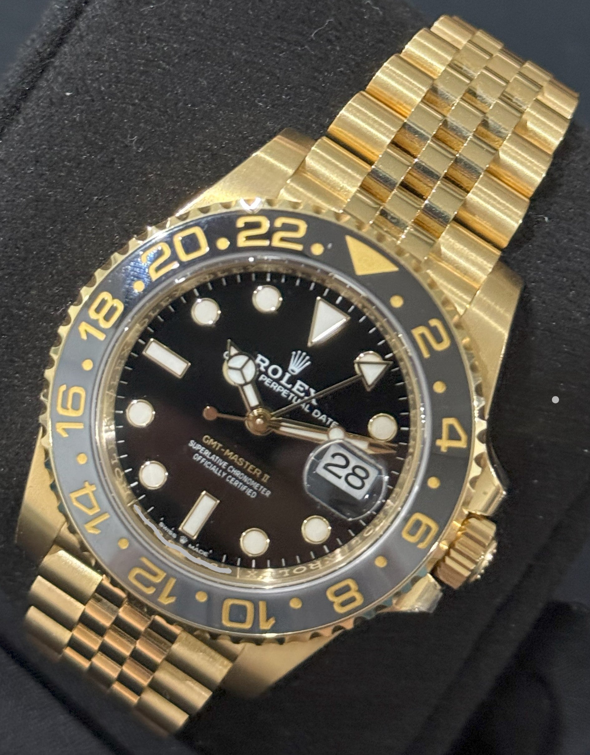 Rolex GMT-Master II Yellow Gold Black Dial 'Zombie' Jubilee 126718GRNR | 2023 | 40mm - Image 3