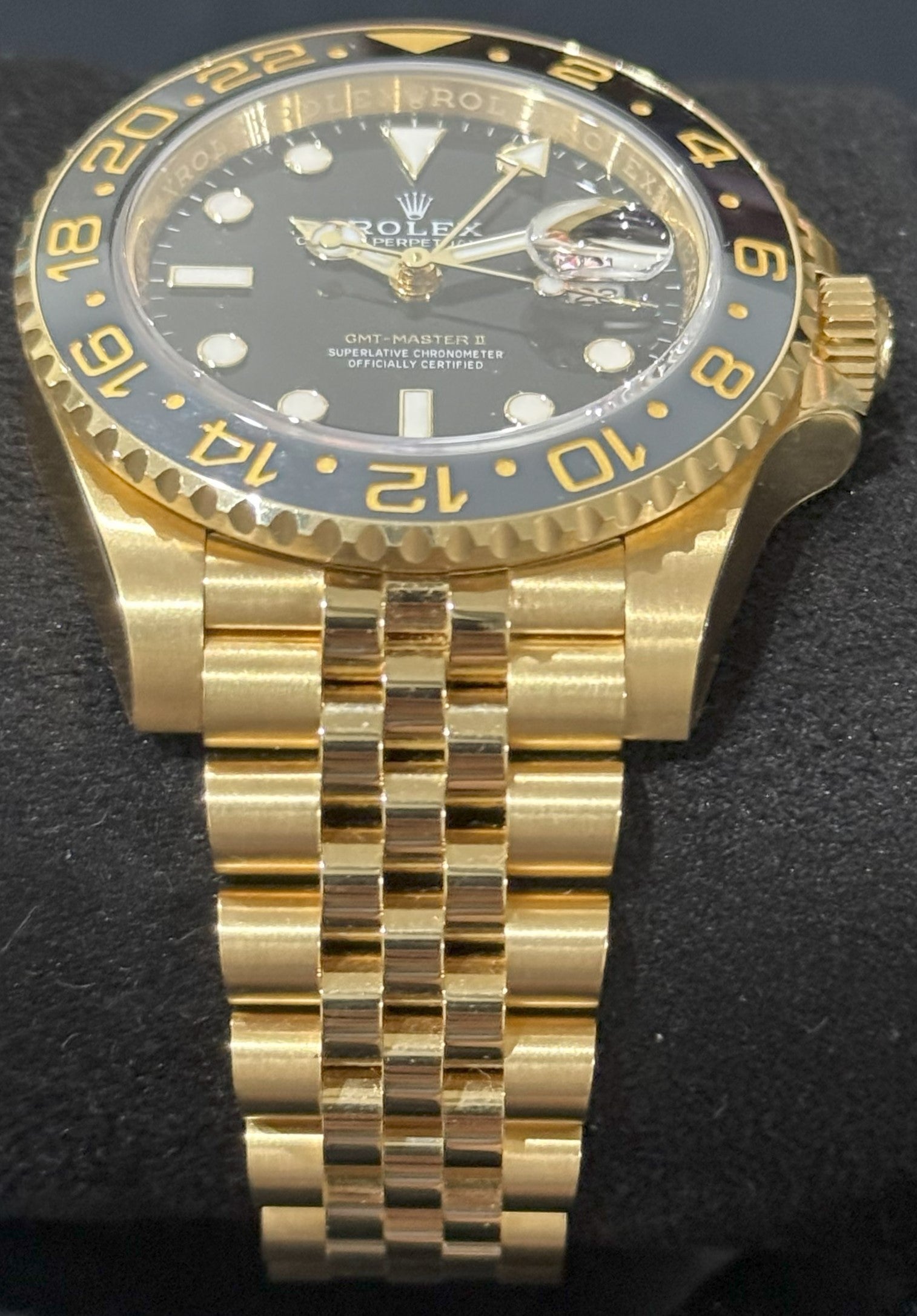 Rolex GMT-Master II Yellow Gold Black Dial 'Zombie' Jubilee 126718GRNR | 2023 | 40mm - Image 4