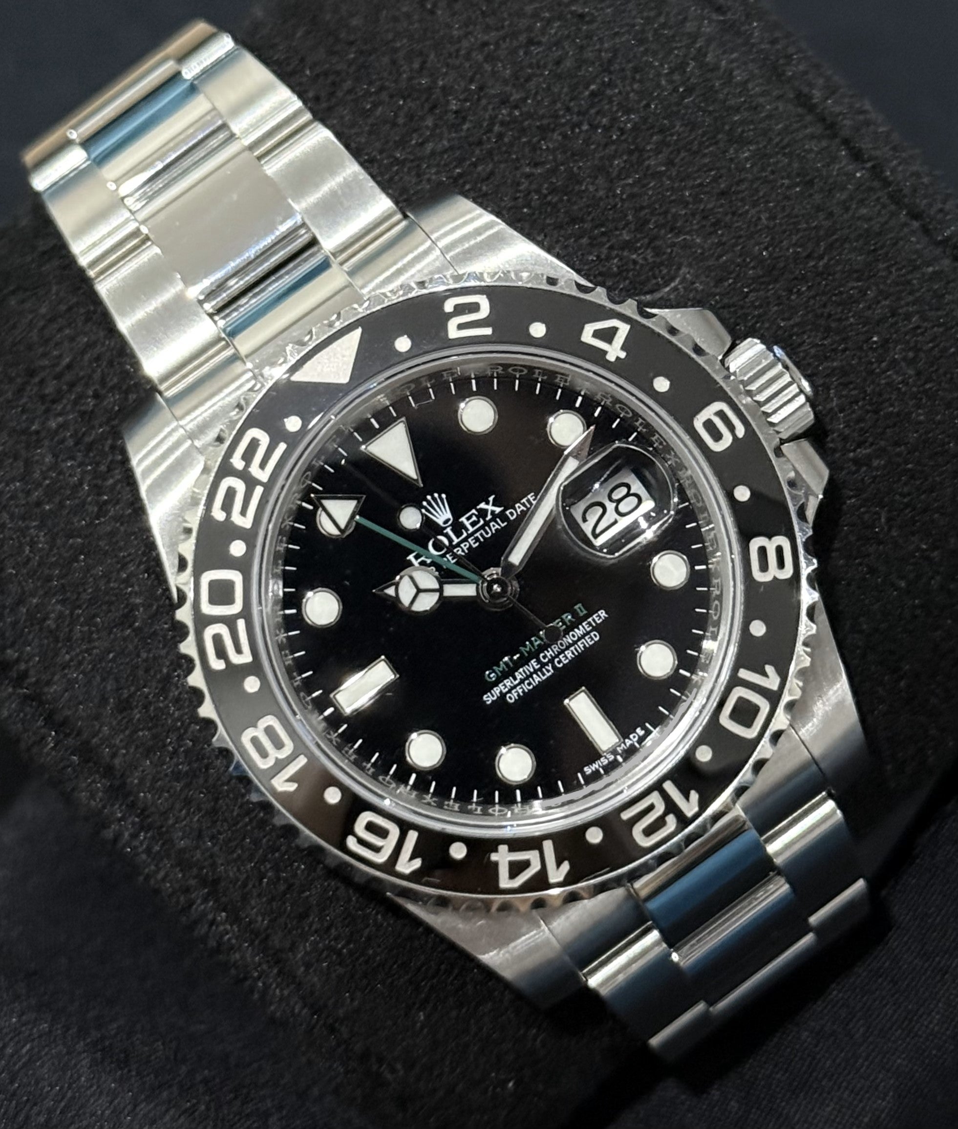 Rolex GMT-Master II Black Dial Green Arrow Hand 116710LN | 2017 | 40mm - Image 2