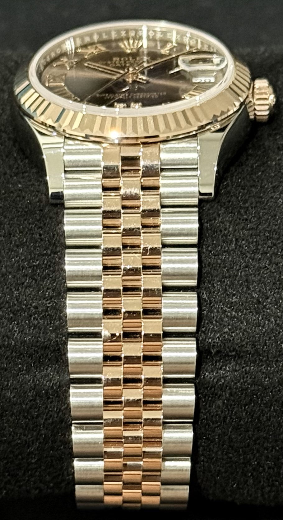 Rolex Datejust 31 Two Tone Everose Gold Chocolate Roman Pave 6 Dial 278271 | 2021 | 31mm - Image 4