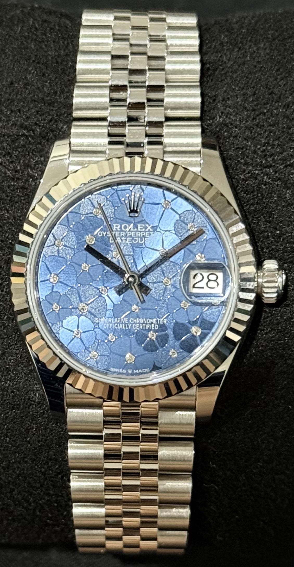 Rolex Datejust 31 Blue Floral Motif Dial Jubilee 278274 | 2024 | 31mm