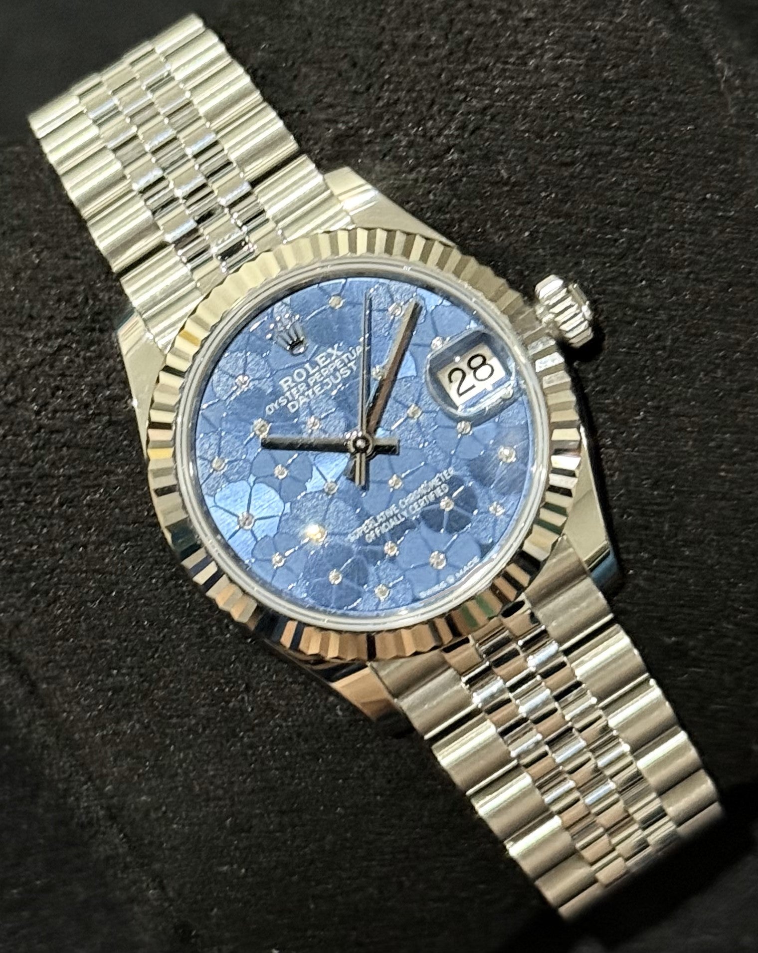Rolex Datejust 31 Blue Floral Motif Dial Jubilee 278274 | 2024 | 31mm - Image 2