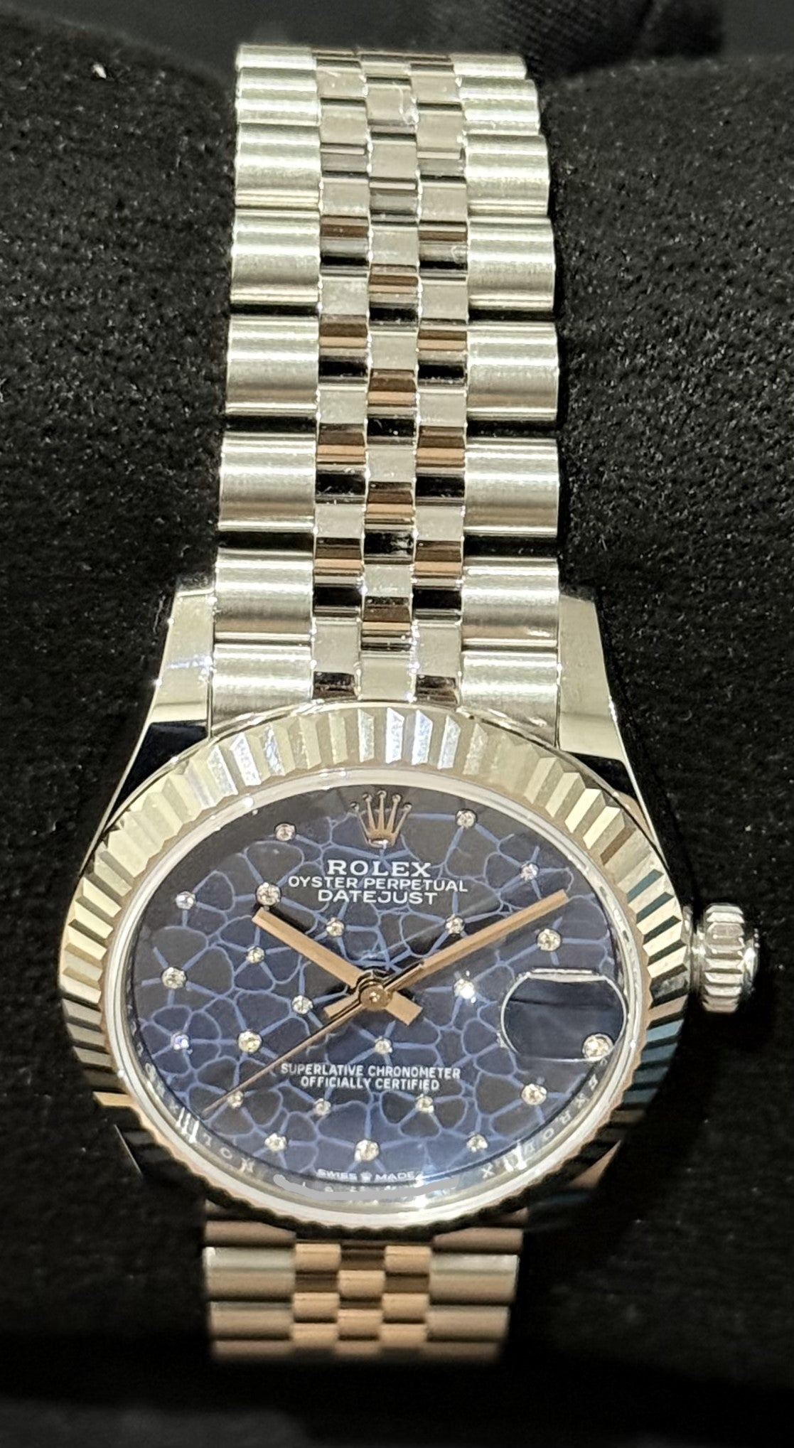 Rolex Datejust 31 Blue Floral Motif Dial Jubilee 278274 | 2024 | 31mm - Image 6