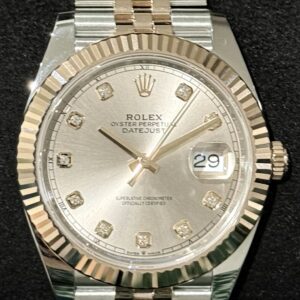 Rolex Datejust 41 Two Tone Everose Gold Sundust Diamond Dial 126331 | 2024 | 41mm