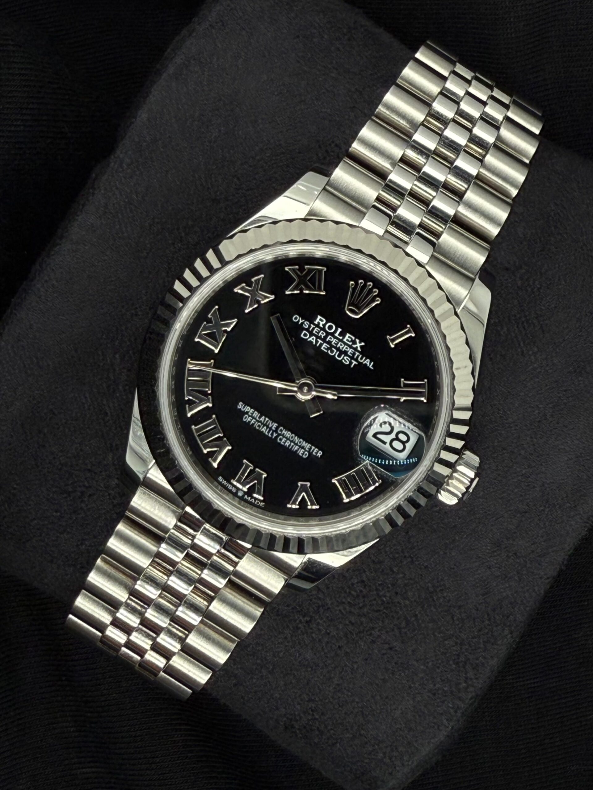 Rolex Datejust 31 Black Roman Dial Jubilee 278274 | 2025 | 31mm - Image 3