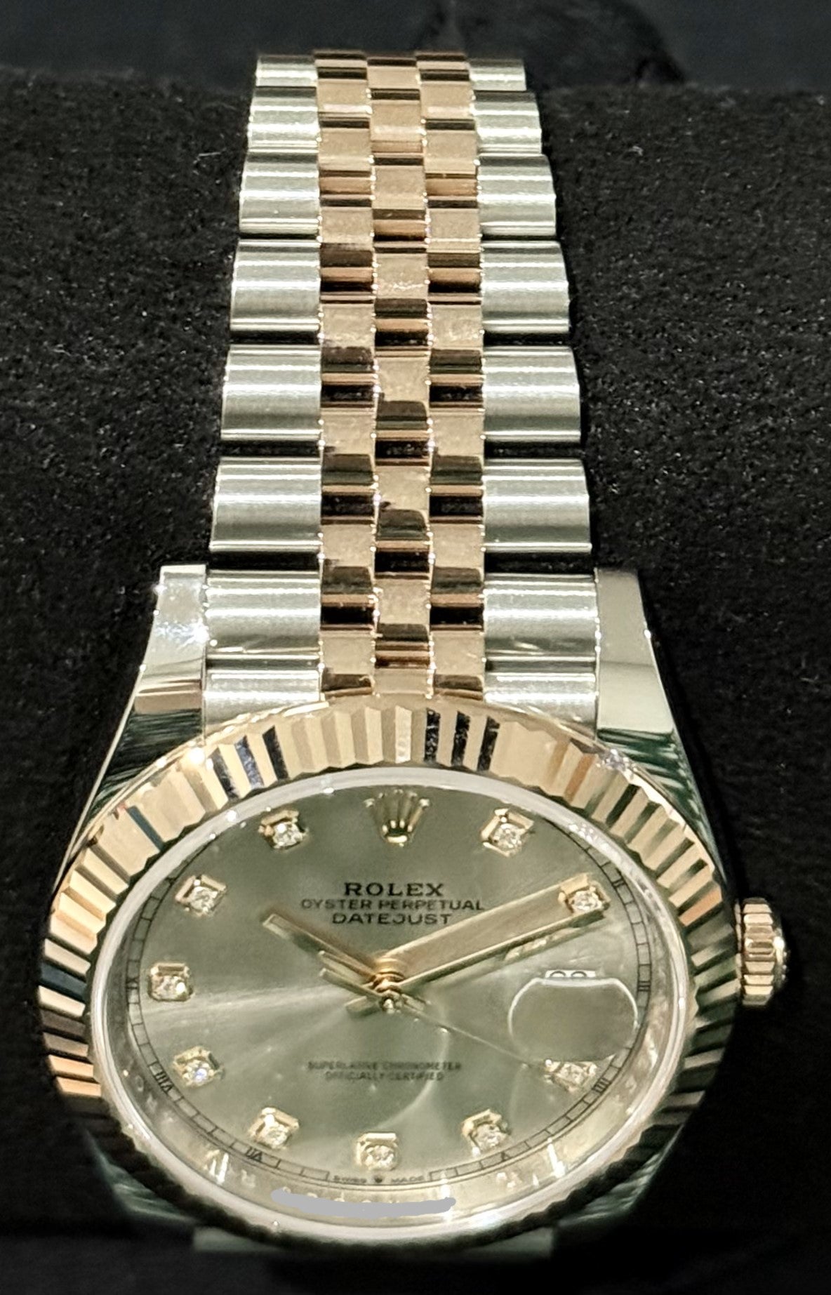 Rolex Datejust 41 Two Tone Everose Gold Sundust Diamond Dial 126331 | 2024 | 41mm - Image 5