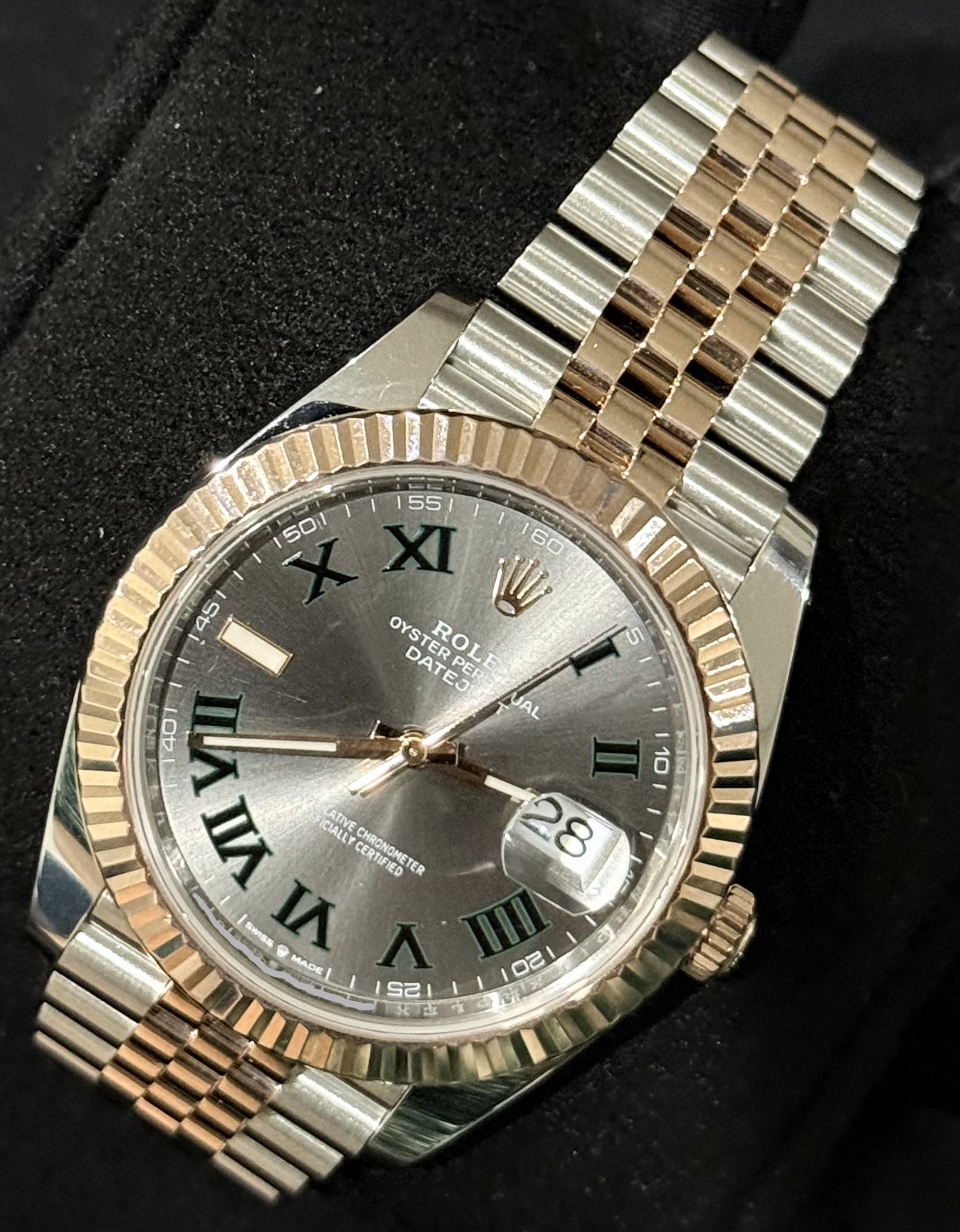 Rolex Datejust 41 Two Tone Everose Gold Wimbledon Jubilee 126331 | 2024 | 41mm - Image 2
