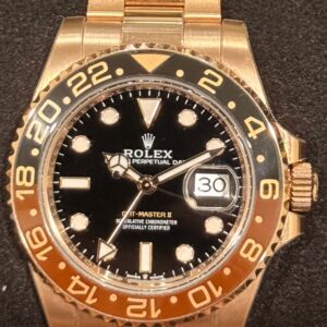 Rolex GMT-Master II 'Rootbeer' 18ct Rose Gold 126715CHNR | 2024 | 40mm
