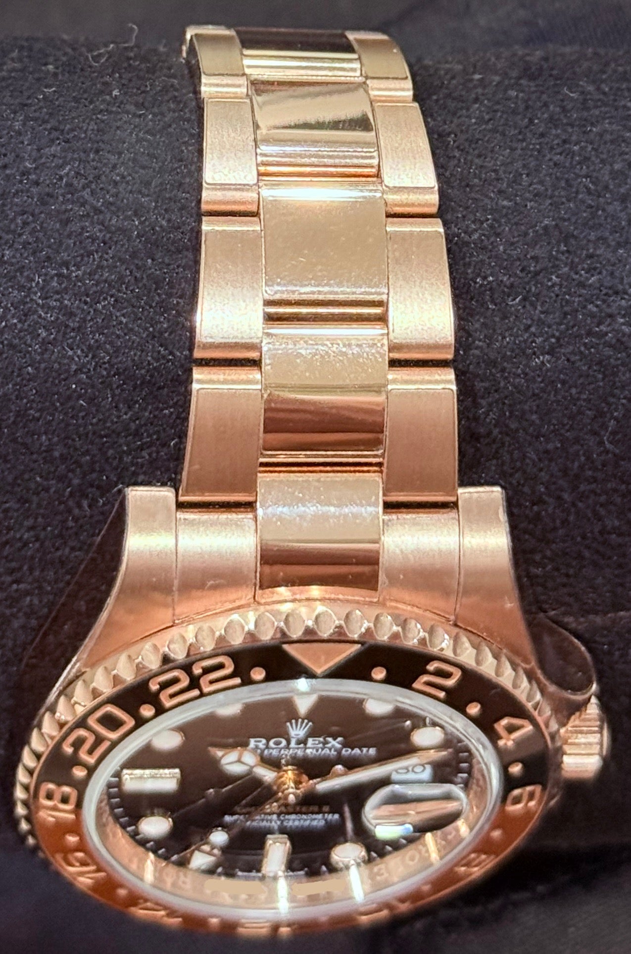Rolex GMT-Master II 'Rootbeer' 18ct Rose Gold 126715CHNR | 2024 | 40mm - Image 5