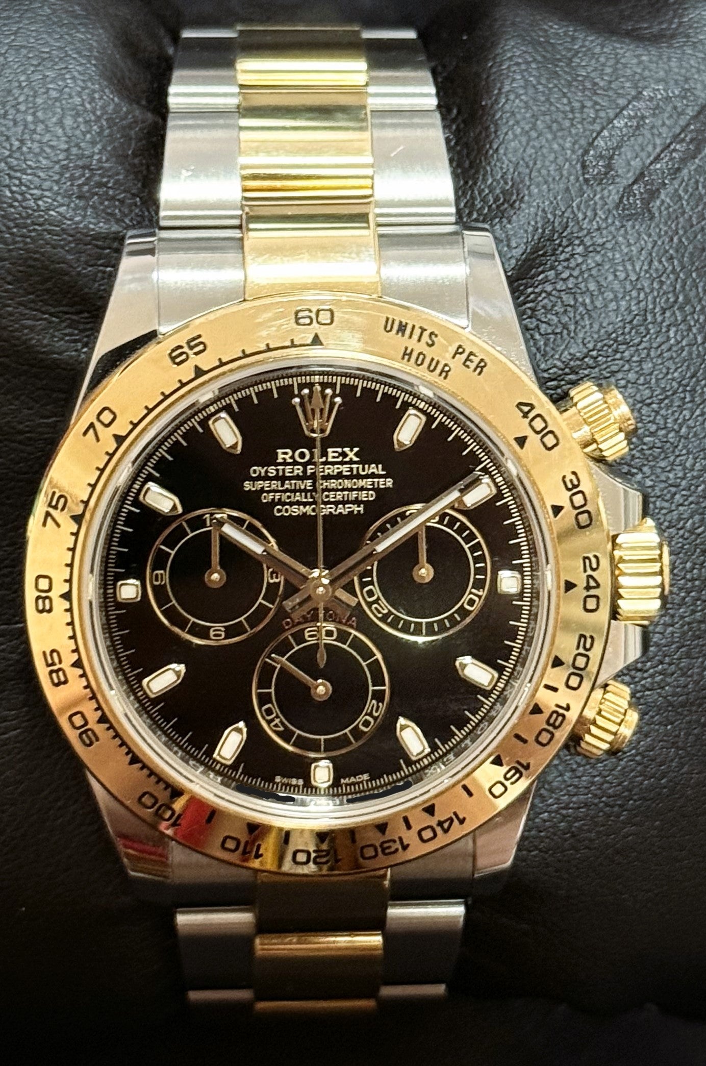 Rolex Daytona Cosmograph Two-Tone Yellow Gold Black Dial 116503 | 2022 | 40mm