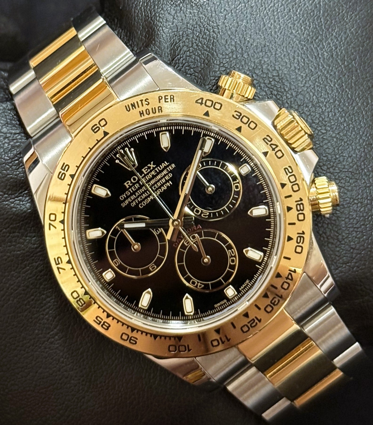 Rolex Daytona Cosmograph Two-Tone Yellow Gold Black Dial 116503 | 2022 | 40mm - Image 3