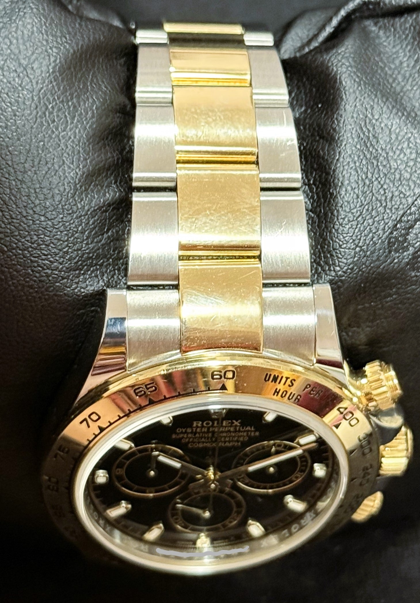 Rolex Daytona Cosmograph Two-Tone Yellow Gold Black Dial 116503 | 2022 | 40mm - Image 5