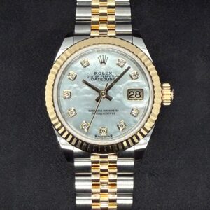Rolex Datejust 28 Two Tone Yellow Gold Mother of Pearl Diamond Dial 279173 | 2025 | 28mm