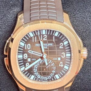 Patek Philippe Aquanaut Rose Gold Travel Time Brown Dial 5164R-001 | 2022 | 40mm