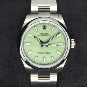 Rolex Oyster Perpetual 31 Pistachio Green Dial Oyster Bracelet 277200 | 2025 | 31mm
