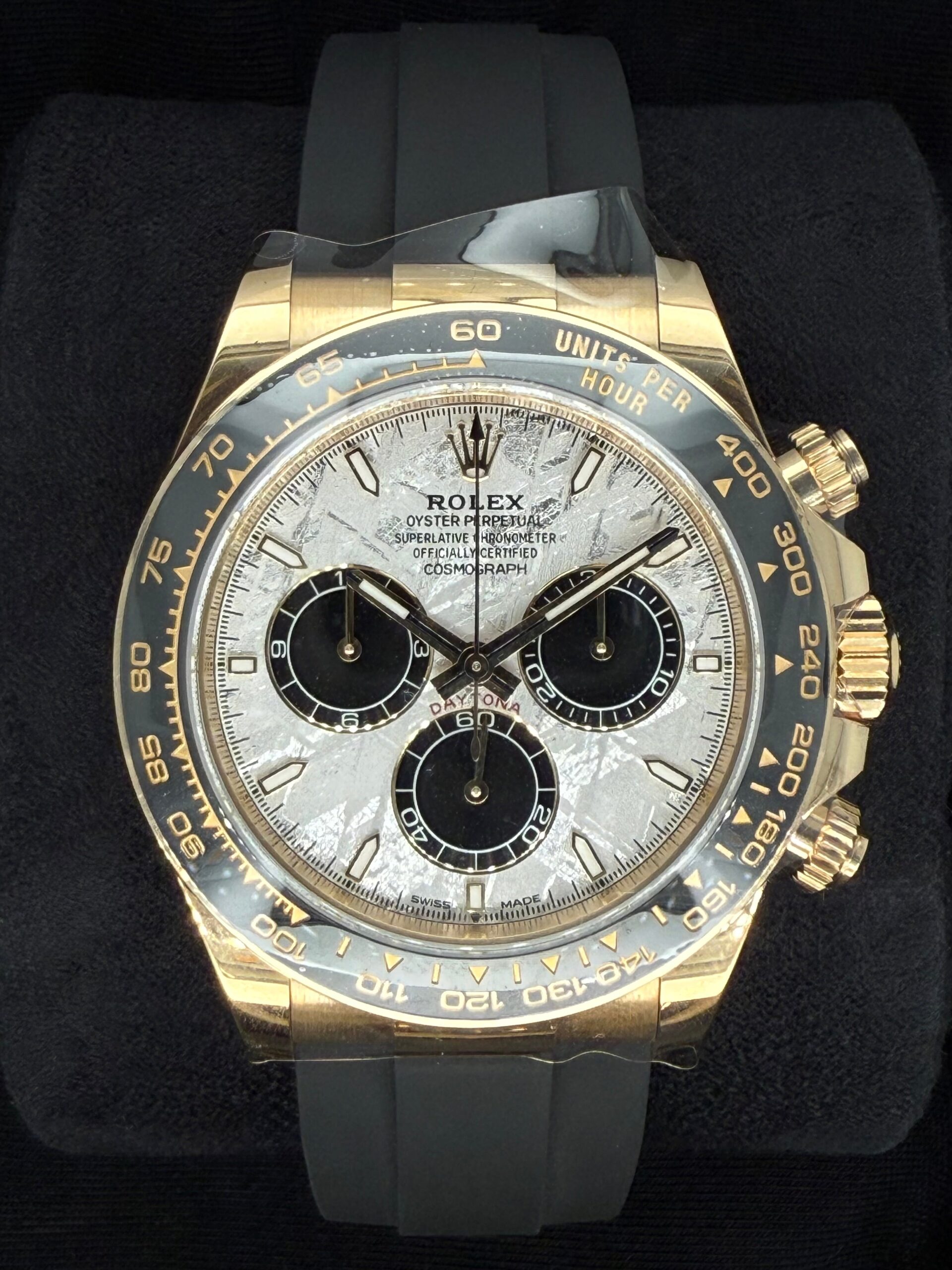 Rolex Cosmograph Daytona Yellow Gold Meteorite Dial Oysterflex 126518LN | 2025 | 40mm