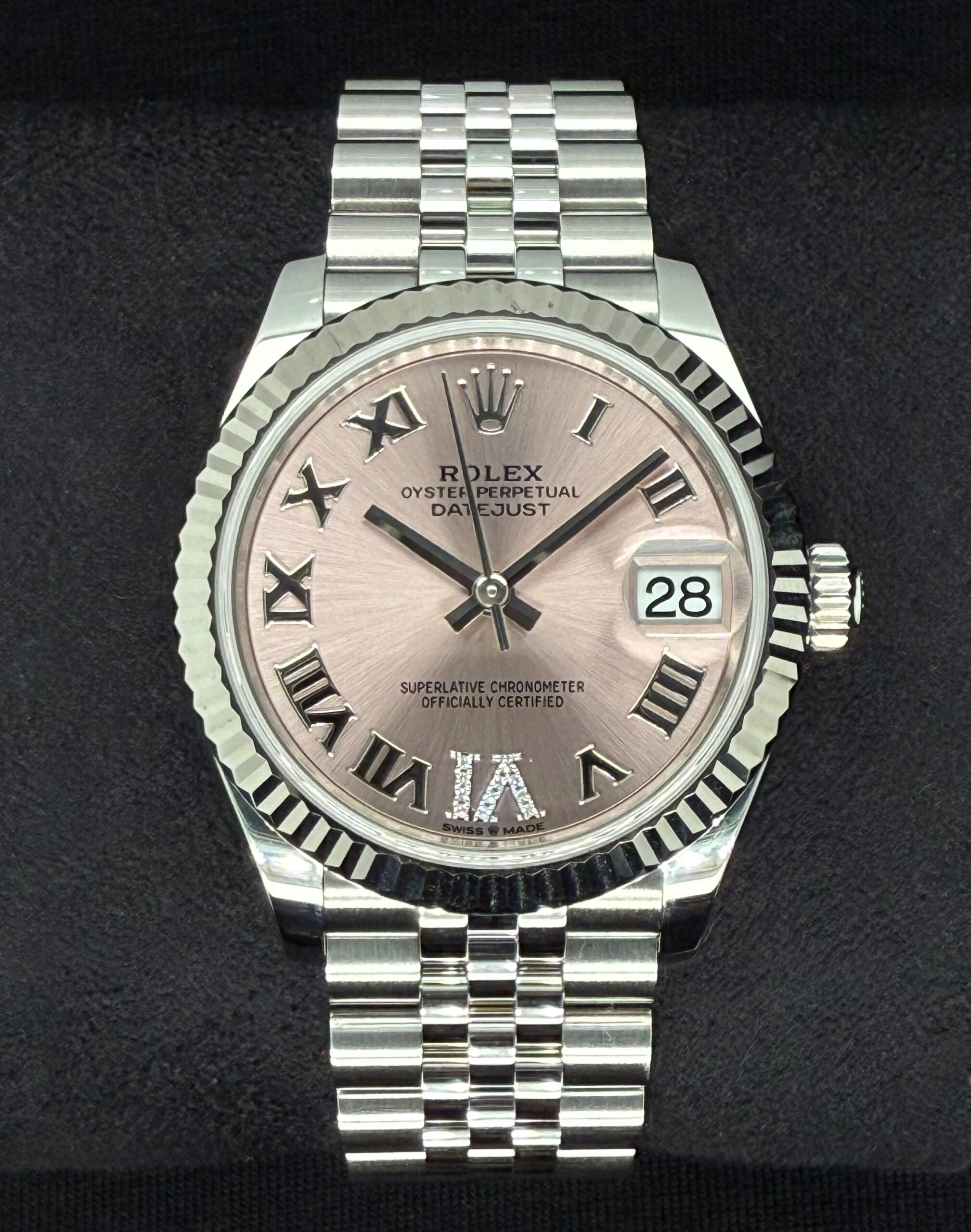 Rolex Datejust 31 Pink Roman Diamond Dial Jubilee 278274 | 2023 | 31mm