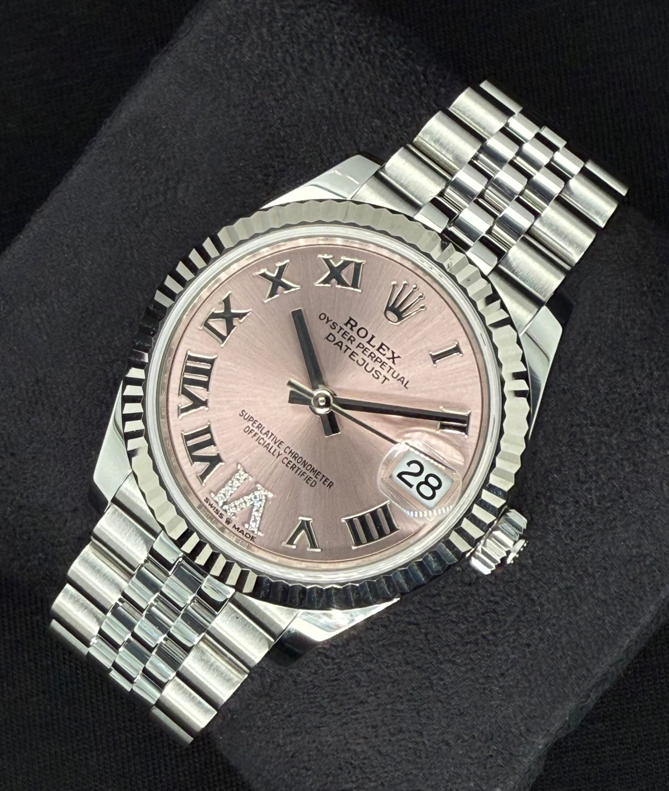 Rolex Datejust 31 Pink Roman Diamond Dial Jubilee 278274 | 2023 | 31mm - Image 3