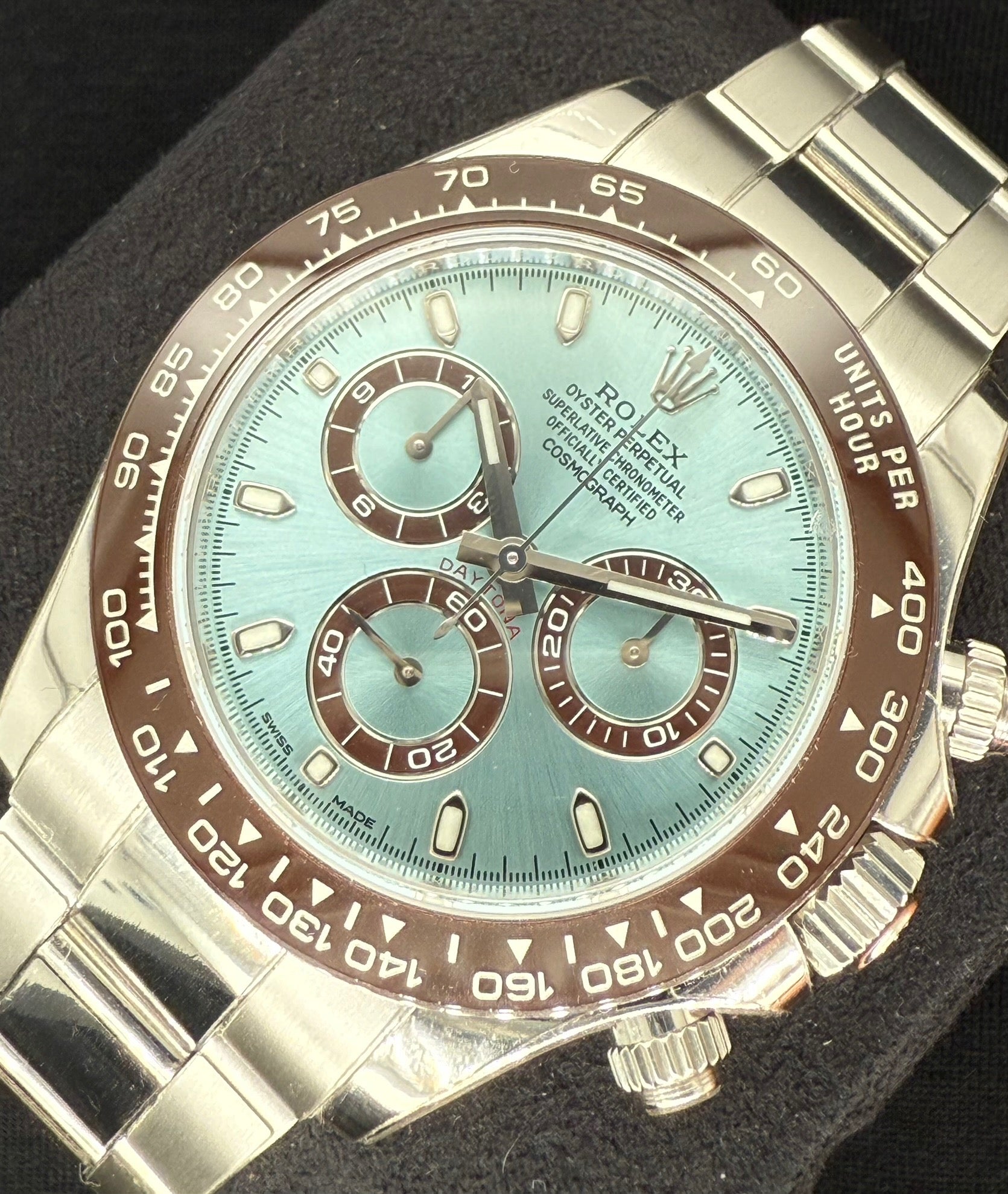 Rolex Daytona Platinum Ice Blue Dial 'Platona' 116506 | 2023 | 40mm - Image 3