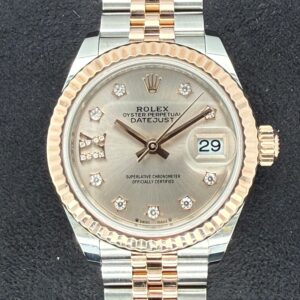 Rolex Datejust 28 Two Tone Everose Gold Pink Sundust Star Diamond Dial 279161 | 2020 | 28mm
