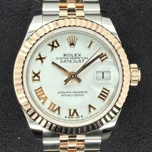 Rolex Datejust 28 Two Tone Everose Gold White Roman Dial 279171 | 2025 | 28mm