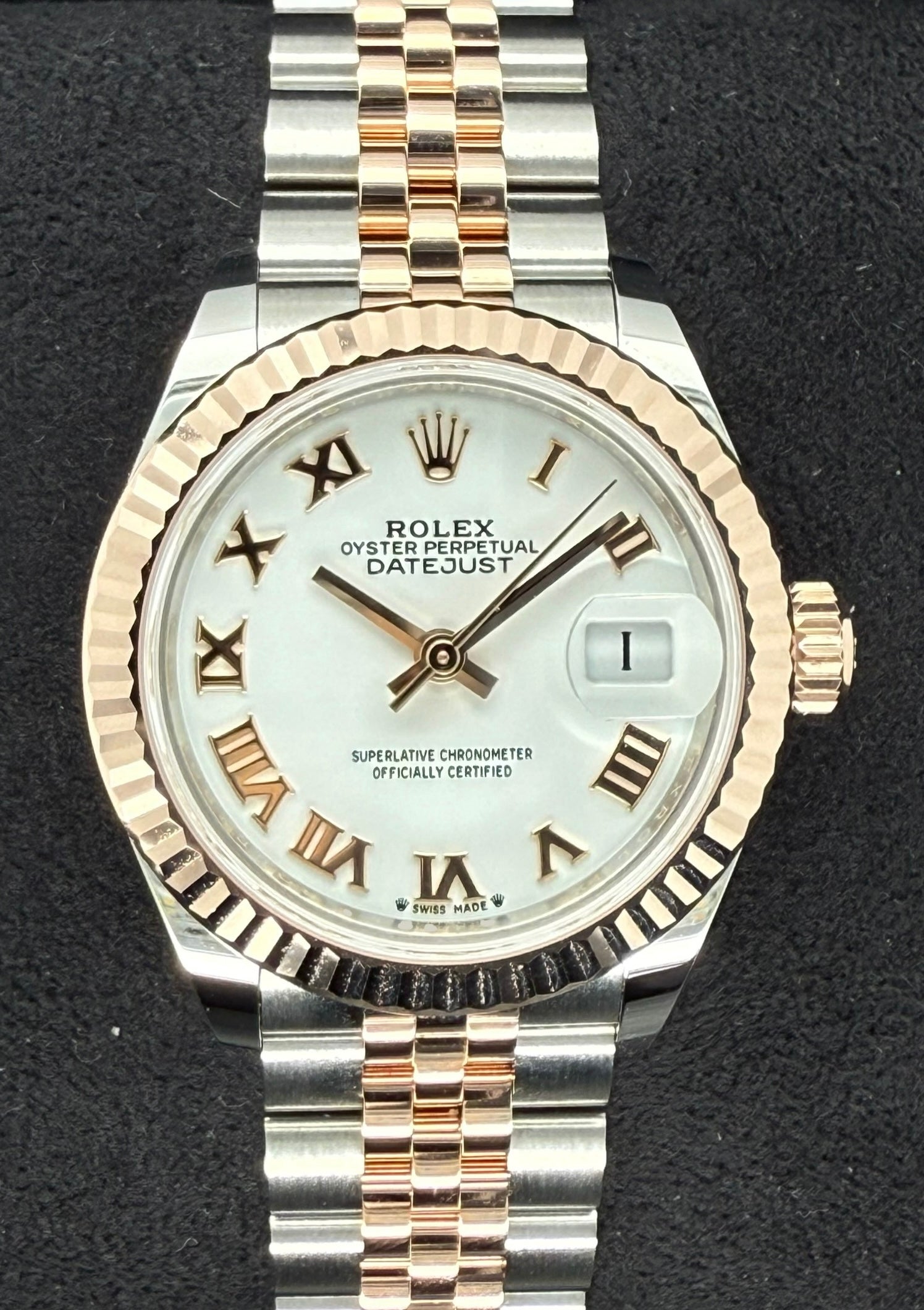 Rolex Datejust 28 Two Tone Everose Gold White Roman Dial 279171 | 2025 | 28mm