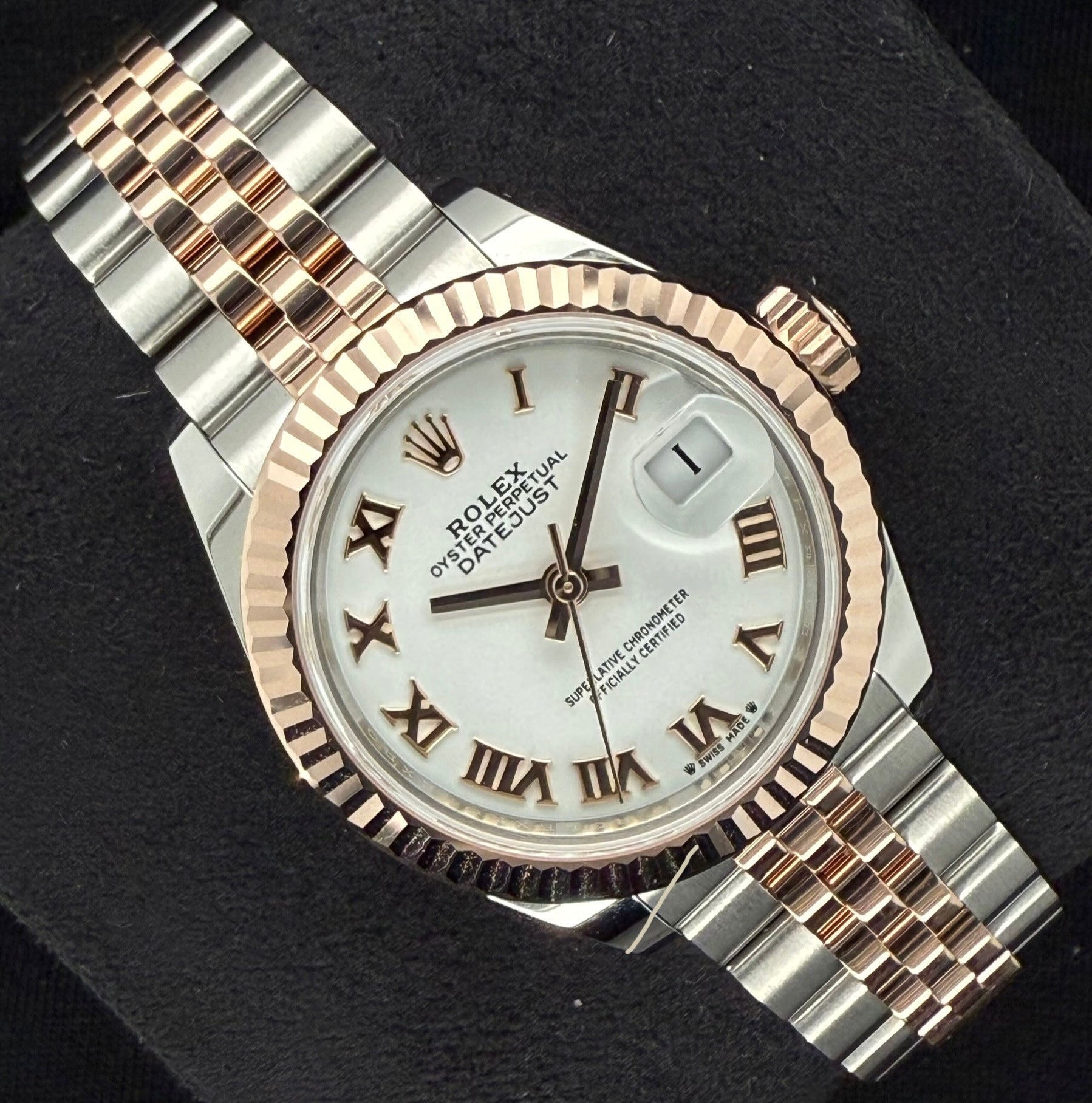 Rolex Datejust 28 Two Tone Everose Gold White Roman Dial 279171 | 2025 | 28mm - Image 2