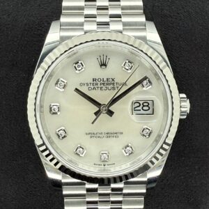 Rolex Datejust 36 Mother of Pearl Diamond Dial Jubilee 126234 | 2025 | 36mm
