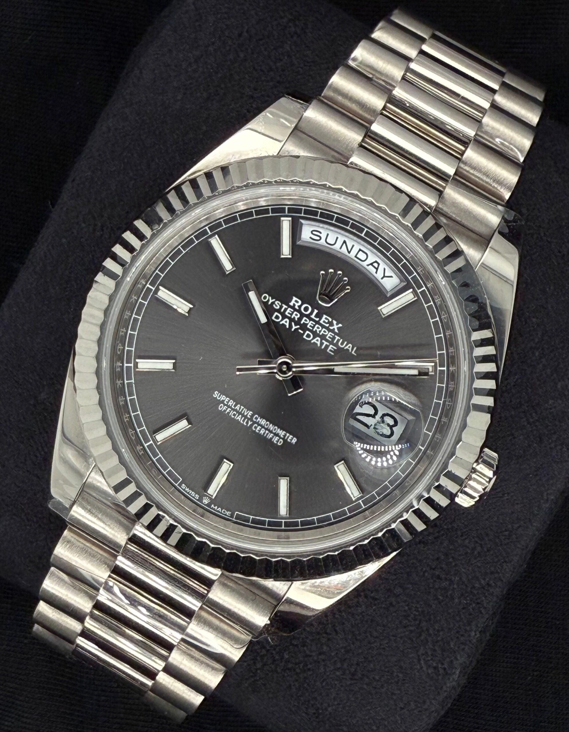 Rolex Day-Date 40 Slate Dial White Gold 228239 | 2022 | 40mm - Image 3