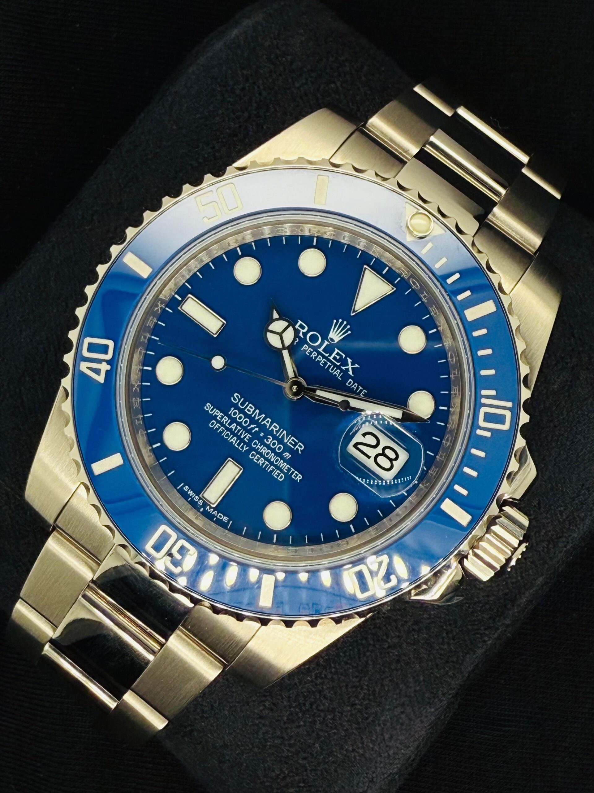 Rolex Submariner Date “Smurf” Blue Dial White Gold 116619LB | 2014 | 40mm - Image 3