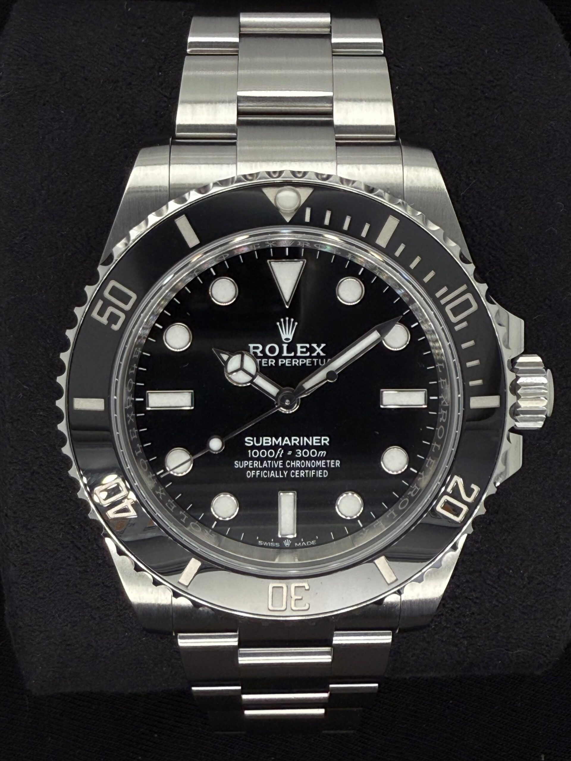 Rolex Submariner (No Date) Stainless Steel Black Dial 124060 | 2025 | 41mm