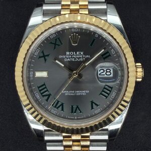 Rolex Datejust 41 Two Tone Yellow Gold Wimbledon Dial 126333 | 2021 | 41mm