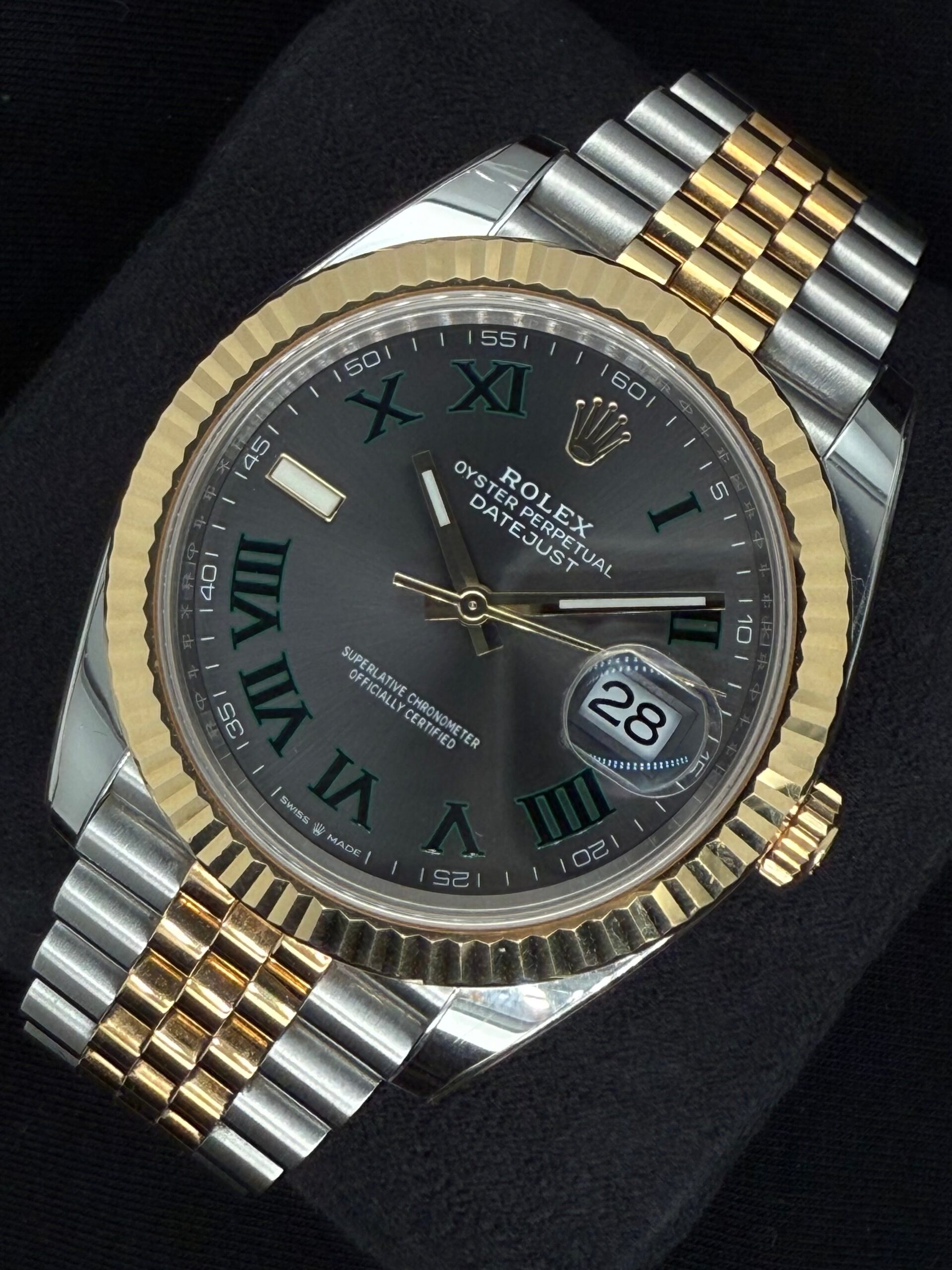 Rolex Datejust 41 Two Tone Yellow Gold Wimbledon Dial 126333 | 2021 | 41mm - Image 3
