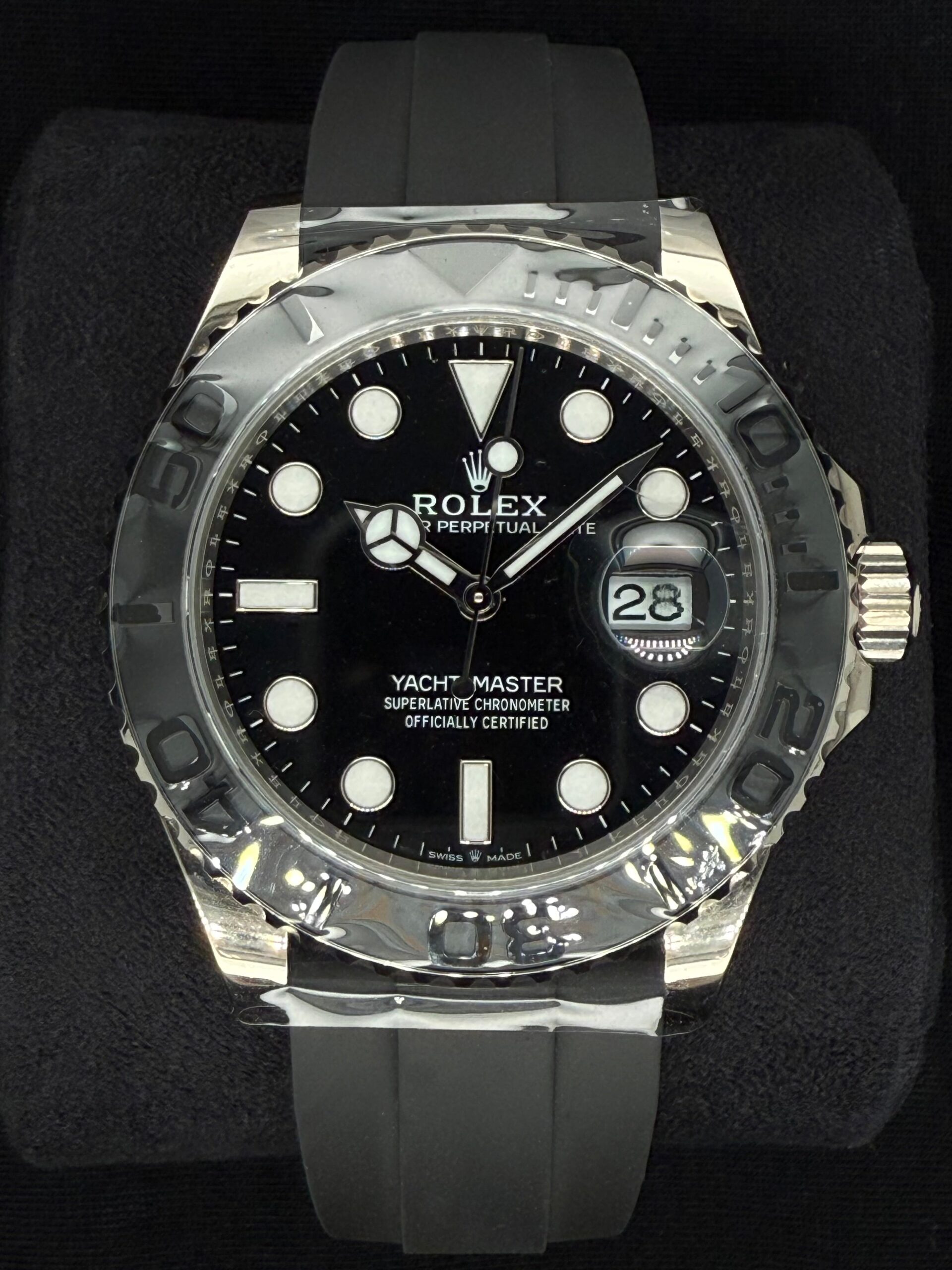 Rolex Yacht-Master 42 Black Dial 18ct White Gold Oysterflex 226659 | 2024 | 42mm