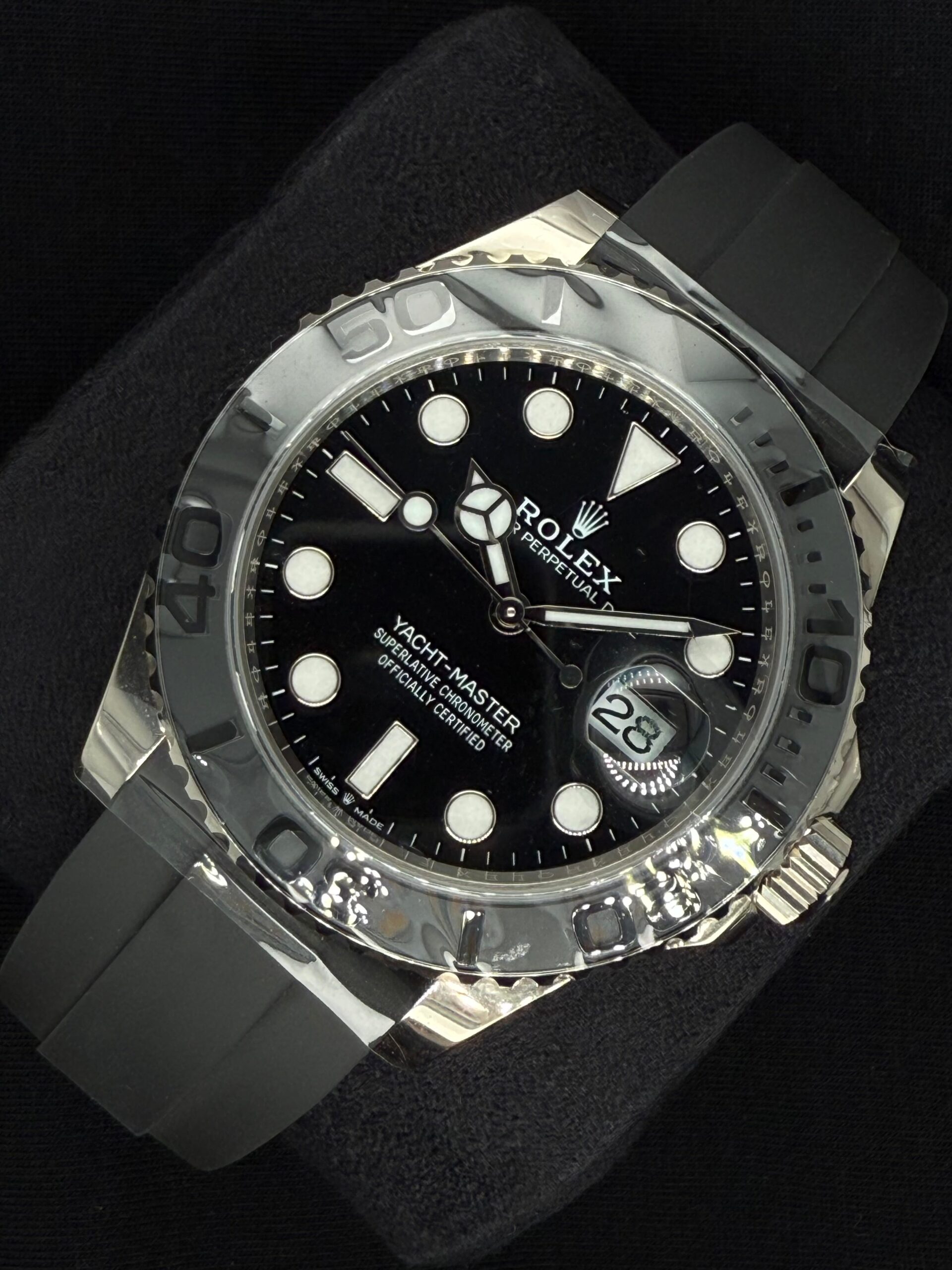 Rolex Yacht-Master 42 Black Dial 18ct White Gold Oysterflex 226659 | 2024 | 42mm - Image 3