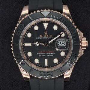 Rolex Yacht-Master 40 Black Dial Everose Gold Oysterflex 126655 | 2024 | 40mm