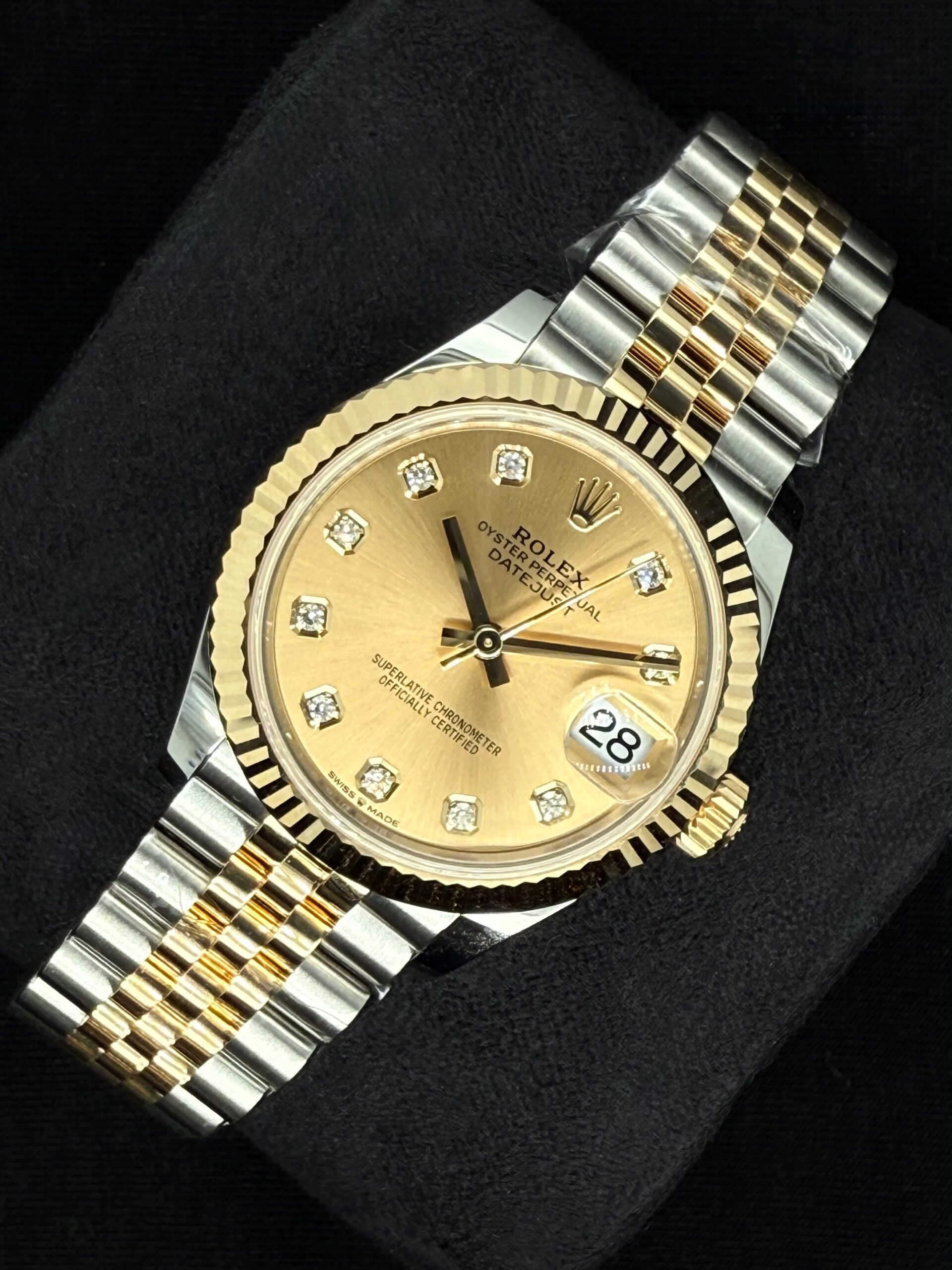 Rolex Datejust 31 Champagne Diamond Dial Jubilee Two Tone 278273 | 2025 | 31mm - Image 3