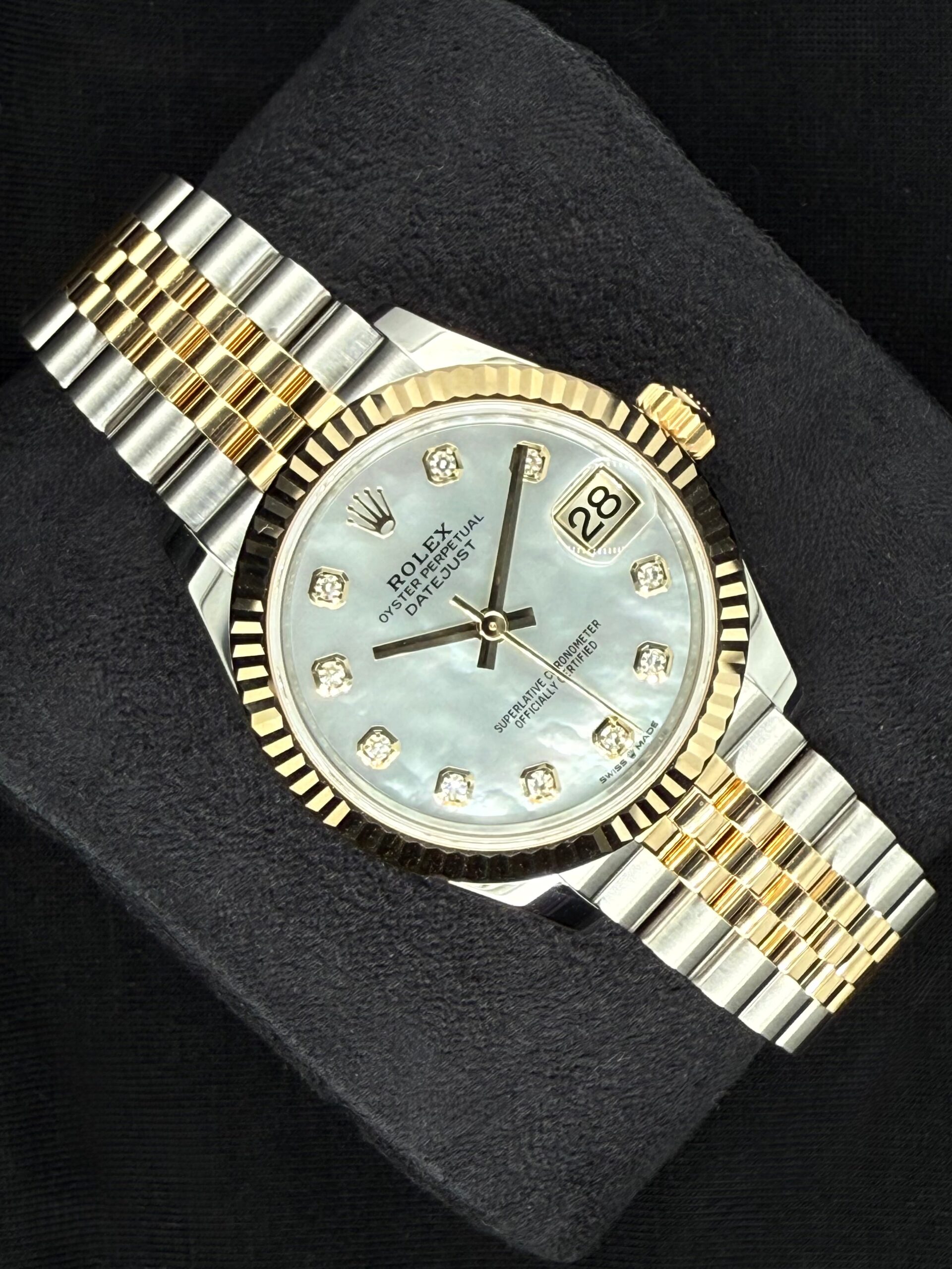 Rolex Datejust 31 "MOP" Mother of Pearl Diamond Dial Jubilee Two Tone 278273 | 2025 | 31mm - Image 2