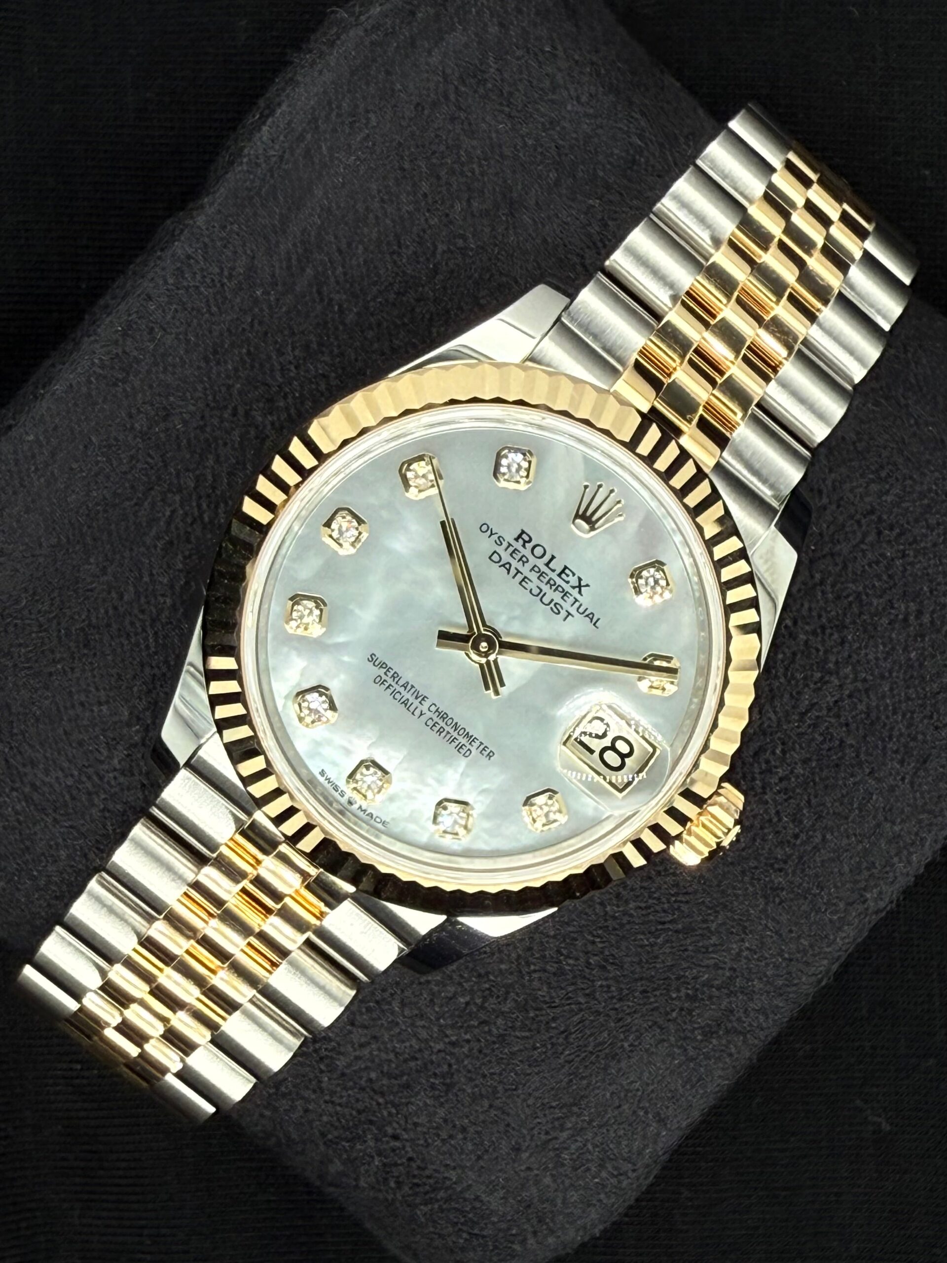 Rolex Datejust 31 "MOP" Mother of Pearl Diamond Dial Jubilee Two Tone 278273 | 2025 | 31mm - Image 3