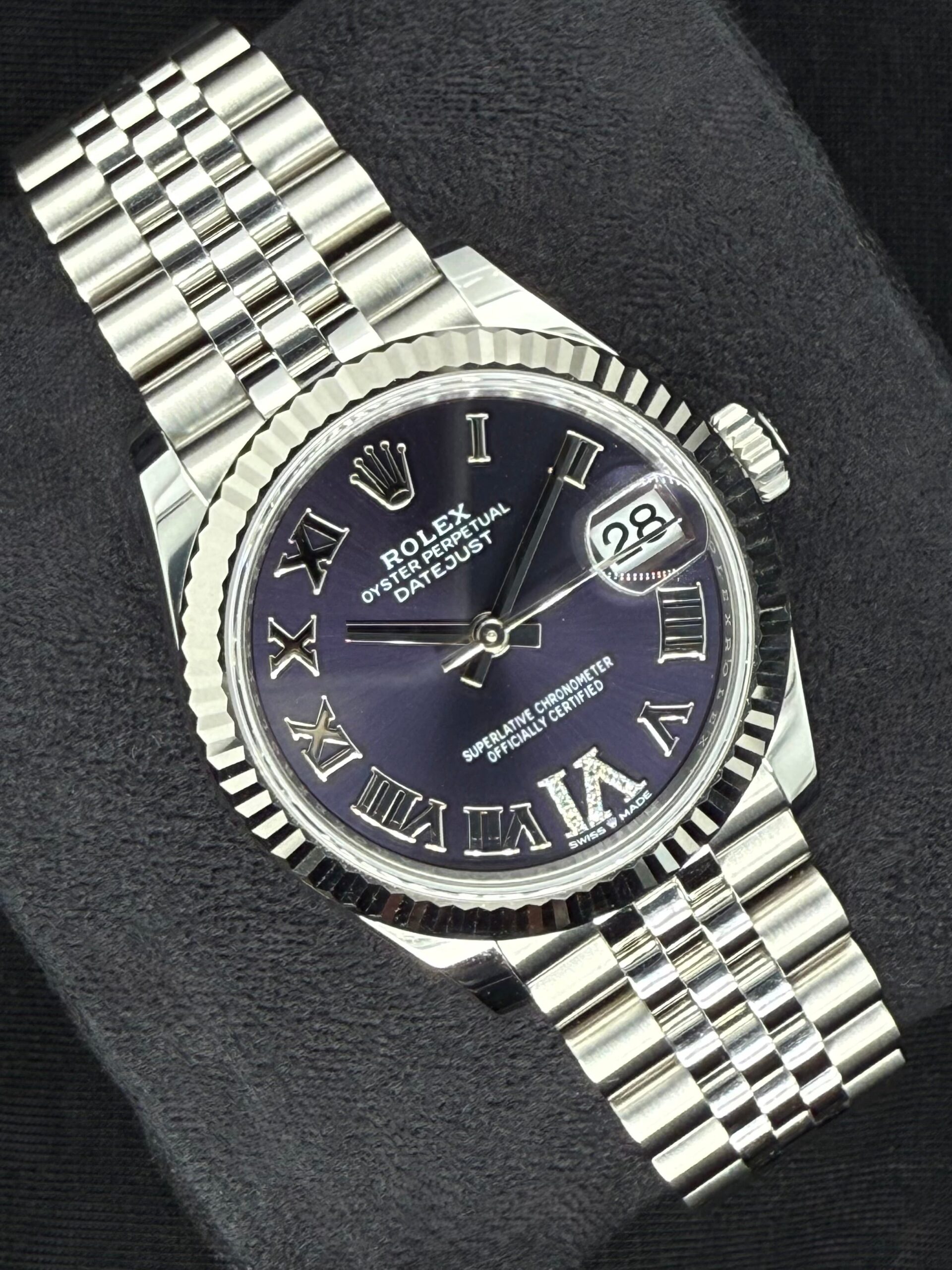 Rolex Datejust 31 Aubergine ‘Purple’ Roman Diamond Dial Jubilee 278274 | 2025 | 31mm - Image 2