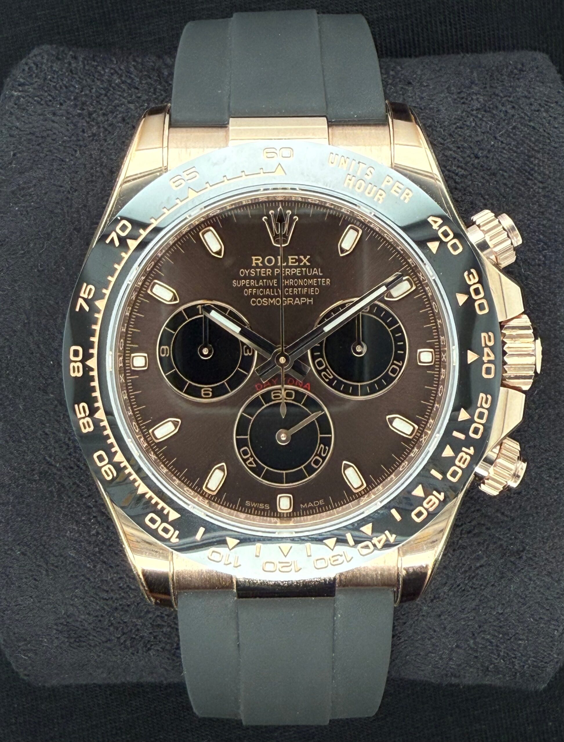 Rolex Cosmograph Daytona Oysterflex Rose Gold Chocolate Dial 116515LN | 2022 | 40mm