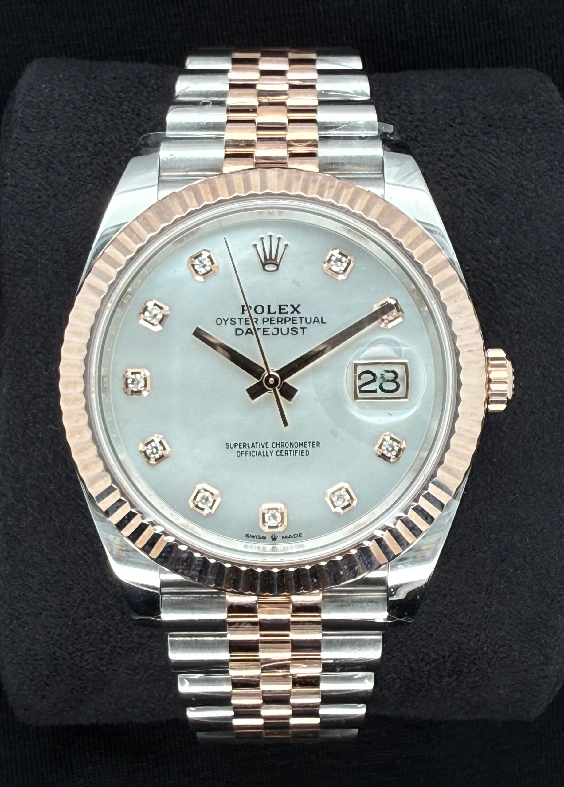 Rolex Datejust 41 Mother of Pearl ‘MOP’ Diamond Dial Fluted Jubilee 126331 | 2022 | 41mm