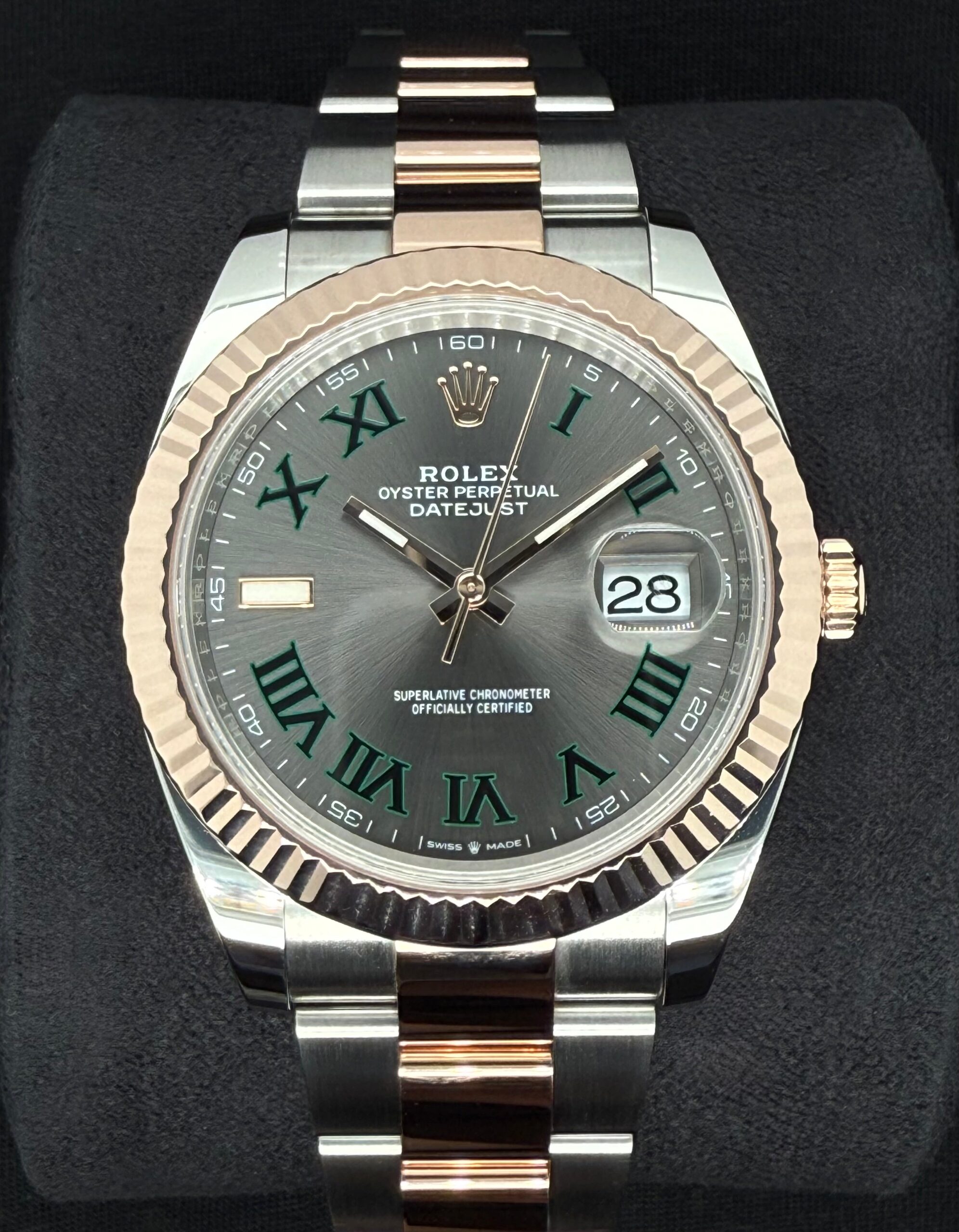Rolex Datejust 41 Two Tone Everose Gold Wimbledon 126331 | 2024 | 41mm