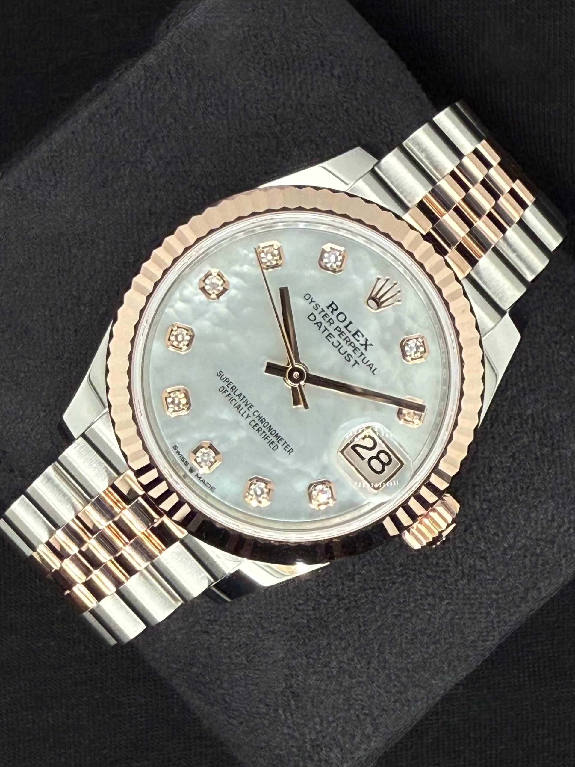 Rolex Datejust 31 "MOP" Mother of Pearl Diamond Dial Jubilee Two Tone 278271 | 2025 | 31mm - Image 3