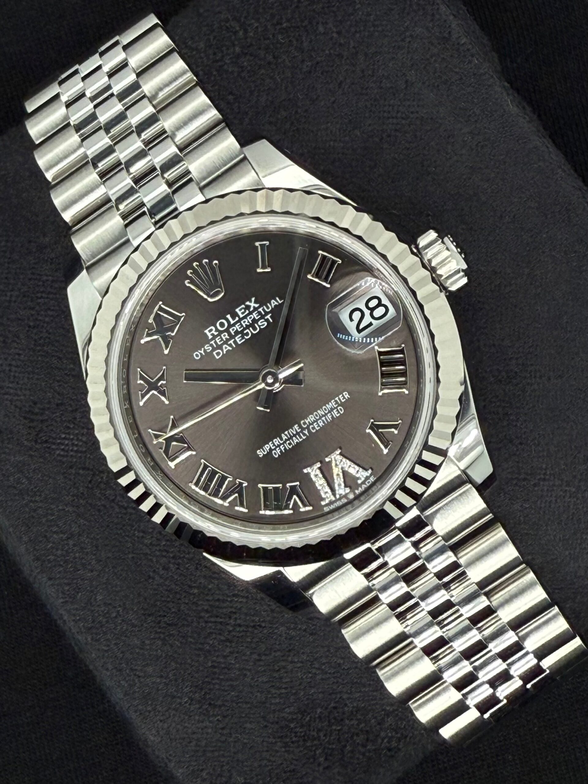Rolex Datejust 31 Dark Grey Roman Diamond Dial Jubilee 278274 | 2025 | 31mm - Image 2